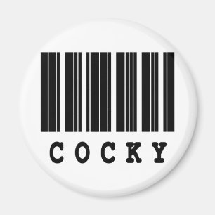 Aimant conception de code-barres prétentieuse
