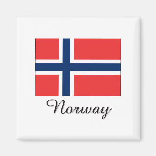 Aimant Conception de drapeau de la Norvège