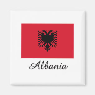 Aimant Conception de drapeau de l'Albanie