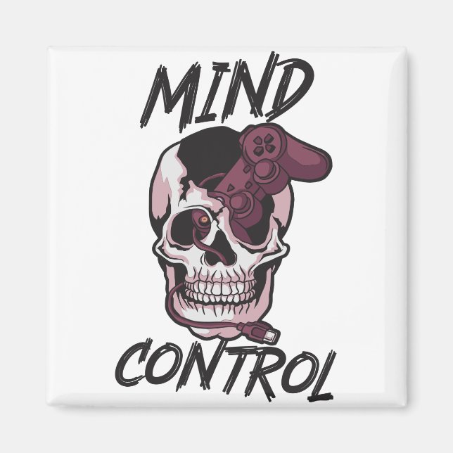 Aimant Conception de jeux de contrôle mental (Devant)