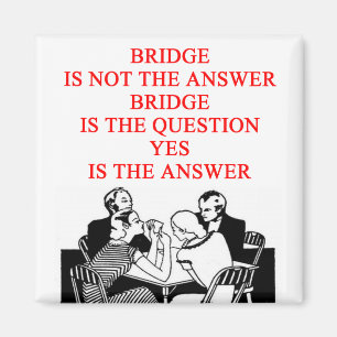 Aimant conception de joueur de pont