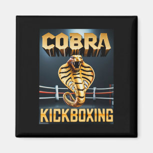 Aimant Conception de kickboxing Cobra par Don Castillo 