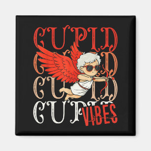 Aimant Conception de la Saint-Valentin Cupidon mignonne p