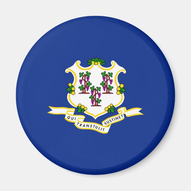 Aimant Conception de l'indicateur d'état Connecticut (Devant)