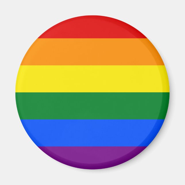 Aimant Conception de l'indicateur gay pride (Devant)