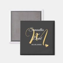 Conception de monogramme de mariage avec noms et d