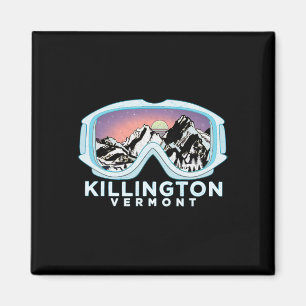 Aimant Conception de ski Killington Killington, Vt Ski Al