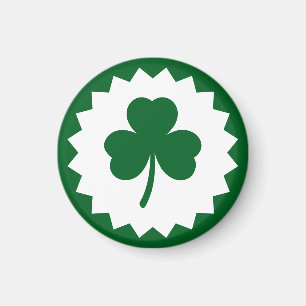 Aimant Conception de trèfle à trois feuilles de style Pre