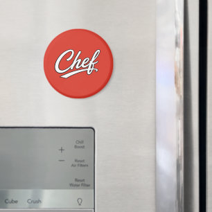 Aimant Conception de typographie de script de chef minima