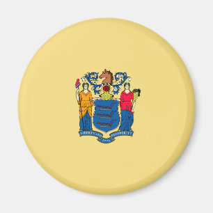 Aimant Conception du drapeau de l'État du New Jersey