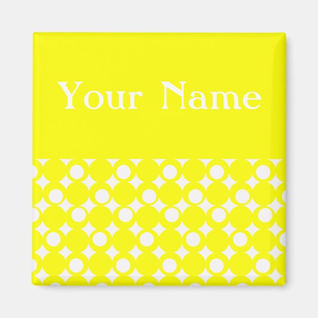 Aimant Conception d'une balle jaune mod @ Emporio Moffa (Devant)