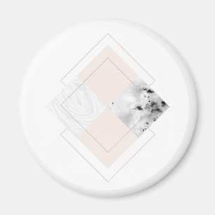 Aimant Conception géométrique du marbre