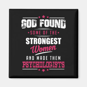 Aimant Conception hilare de profession de psychologues