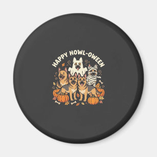 Aimant Conception Howl-Oween Halloween Fantôme Berger All