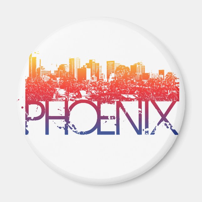 Aimant Conception Phoenix Skyline (Devant)