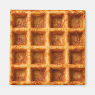 Aimant Conception réaliste de gaufre carrée toastée