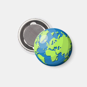 Aimant Conception réaliste de globe 3D, art de la planète