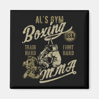 Aimant Conception rétro de salle de sport ALs pour la box