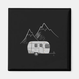 Aimant Conceptions Cascadiennes Femmes Camping Caravane A