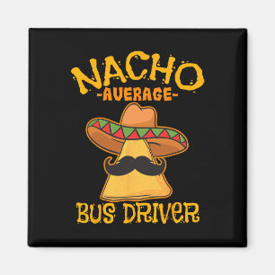 Aimant Conducteur De Bus Moyen Nacho Transport Busman Cin