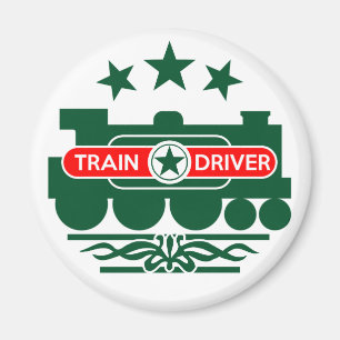 Aimant Conducteur de train, chemin de fer