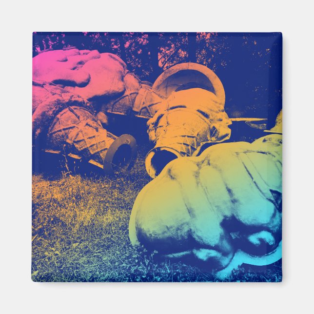 Aimant cônes de crème glacée d'été en fibre de verre (Devant)