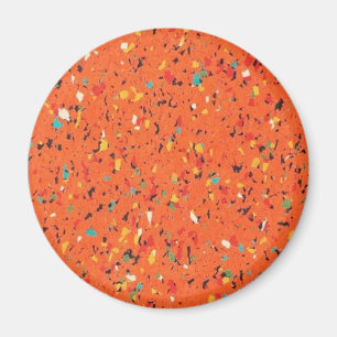 Aimant Confetti Orange Rétro Speckté