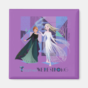 Aimant Congelé 2 Anna & Elsa - Ensemble Nous sommes for