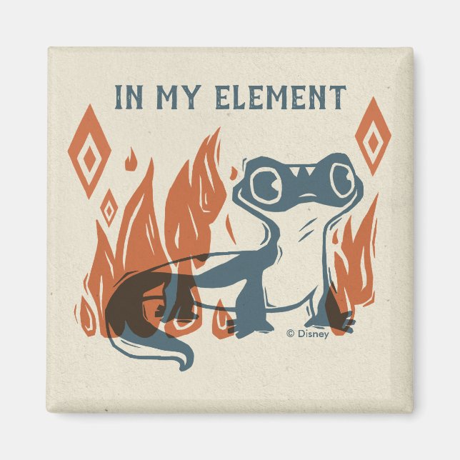 Aimant Congelé 2 | Bruni - Dans Mon Élément (Devant)