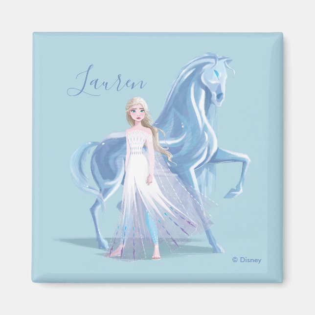 Aimant Congelé 2 | Elsa & Frosted Nokk (Devant)
