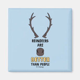 Aimant Congelé 2   Les rennes sont meilleurs que les gen