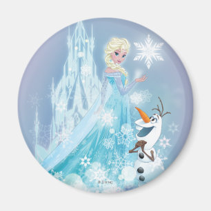 Aimant congelé Elsa et Olaf - Luminosité d'Icy