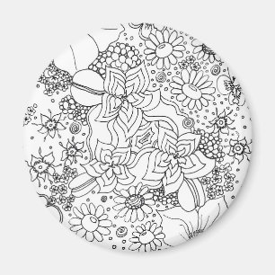 Aimant Conglomération de fleurs