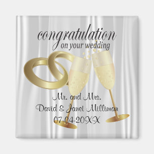 Aimant Congratulations on Your Wedding Day