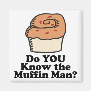 Aimant connaître l'homme au muffin