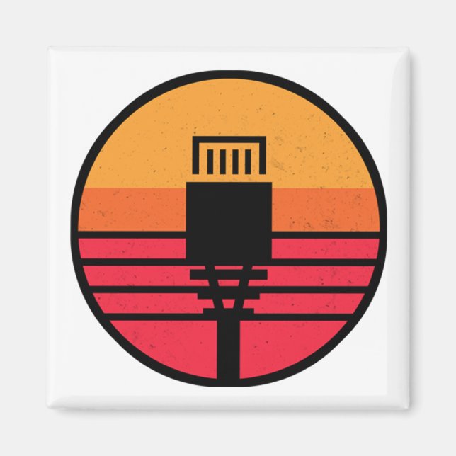 Aimant Connecteur RJ 45 (Devant)