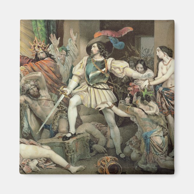 Aimant Conquête du Mexique (Devant)