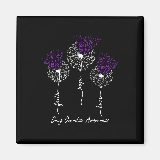 Aimant Conscience de l'overdose de drogue Foi Espoir Amou (Devant)