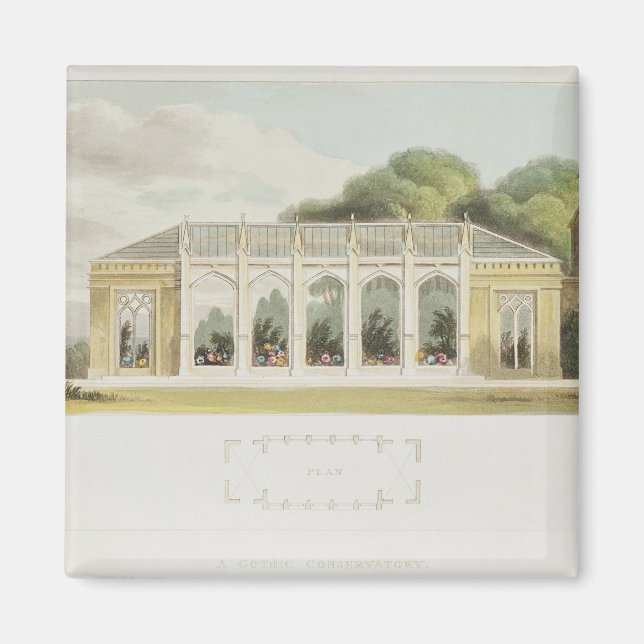 Aimant Conservatoire gothique, 1832 (Devant)