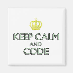 Aimant Conserver le calme et le code