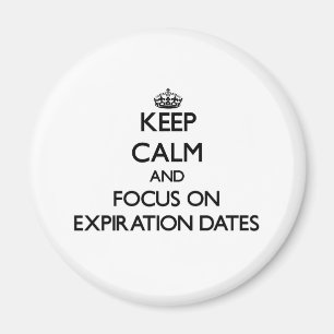Aimant Conserver le calme et se concentrer sur les DATES