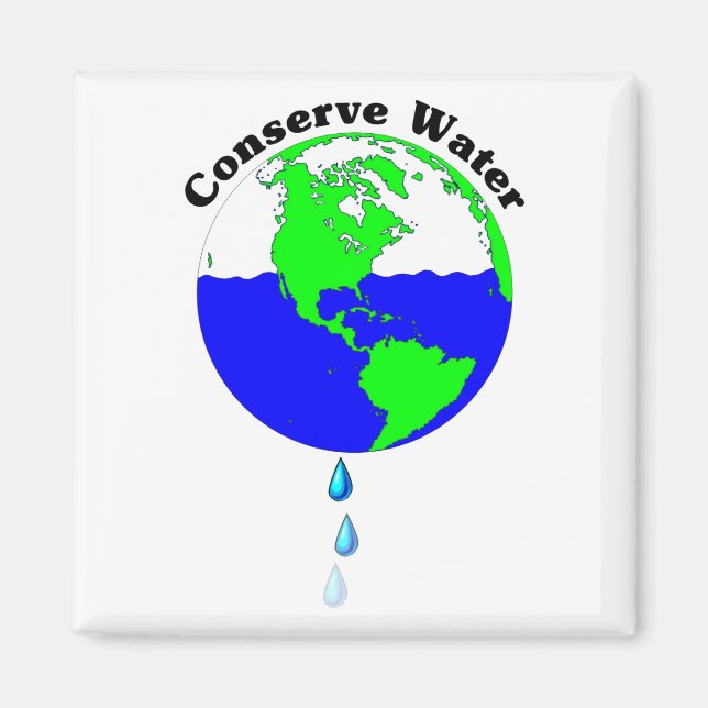 Aimant Conserver l'eau (Devant)