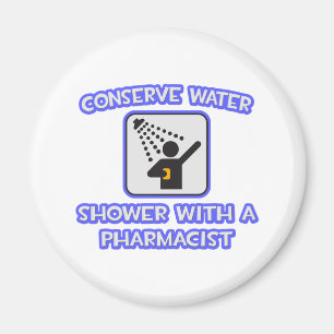Aimant Conserver l'eau .. Douche avec pharmacien