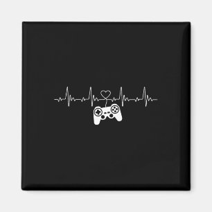 Aimant Console de fréquence cardiaque Gadget de jeu Nerd
