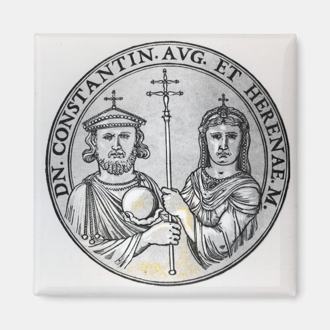 Aimant Constantine VI et sa mère Irène (Devant)