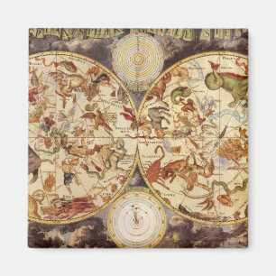 Aimant Constellations, Astronomie Vintage, Frederik de Wi