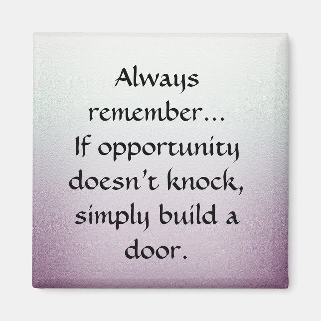 Aimant Construire une porte (Devant)