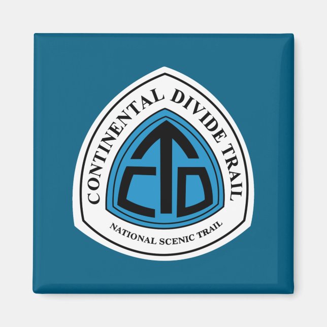 Aimant Continental Divide Trail Sign Usa  (Devant)