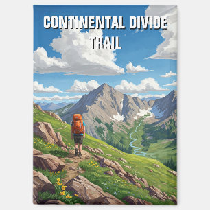 Aimant Continental Divide Trail Travel Hiker