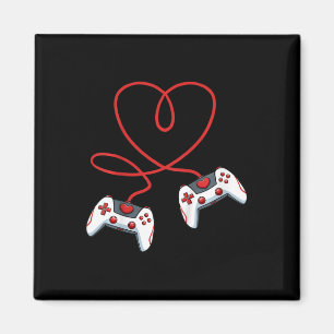 Aimant Contrôleur de jeu vidéo Saint-Valentin pour enfant